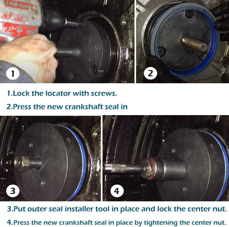 DURAFORCE Diesel Front & Rear Crankshaft Seal Wear Sleeve Installer For CAT 3408 3406 C-15