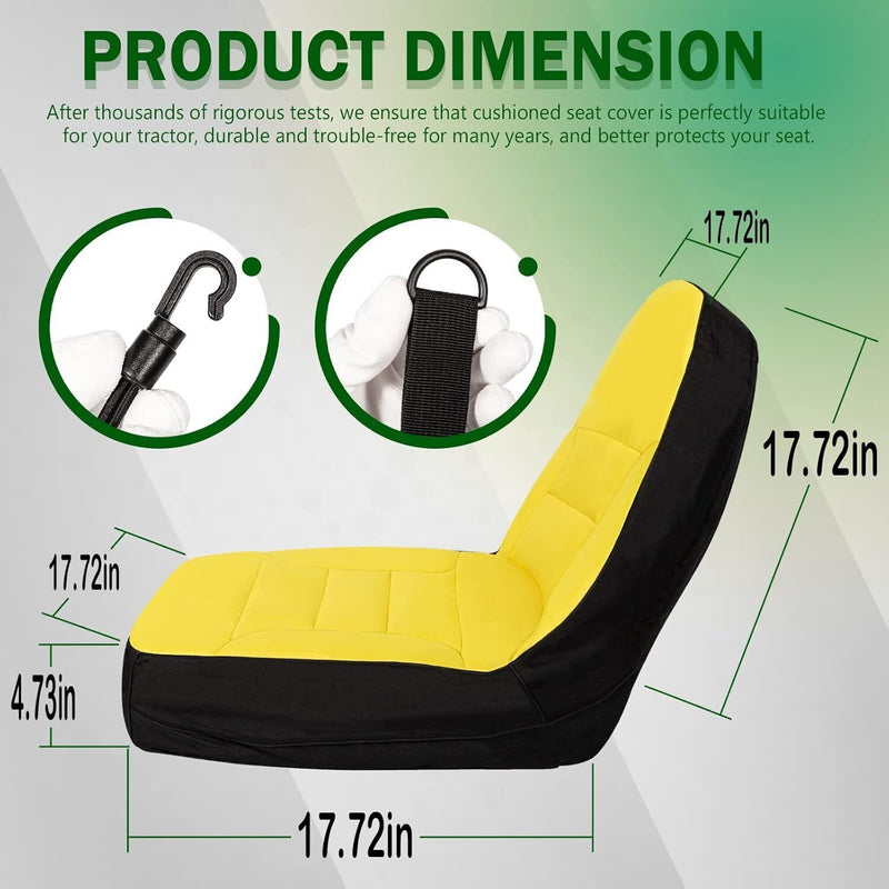 DURAFORCE LP68694 Compact Utility Tractors Seat Cover for John Deere 1025R & 2025R Tractor