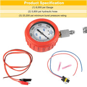 DURAFORCE Hpop Test Tool High-Pressure & Air Leak Tester Gauge For Ford F250/350 6.0L 7.3L