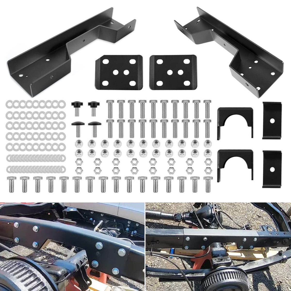 6" Drop Rear Axle Flip Kit & Frame C Notch Lowering For 1988-98 - Foto 6