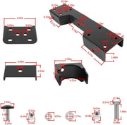 DURAFORCE Rear 6" Drop Lowering Flip Kit For Chevy Silverado C1500 GMC Sierra 1988-1998