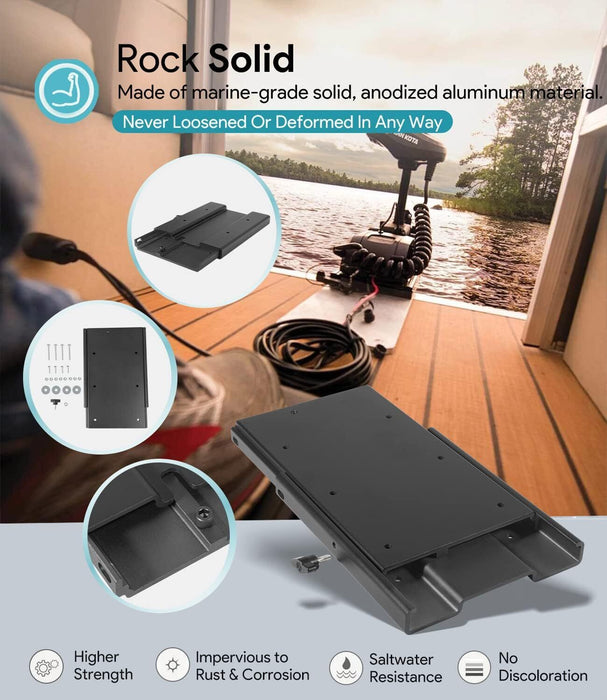 DURAFORCE 1854035 MKA-16-03 Trolling Motor Quick Release Bracket For PowerDrive V2,Terrova