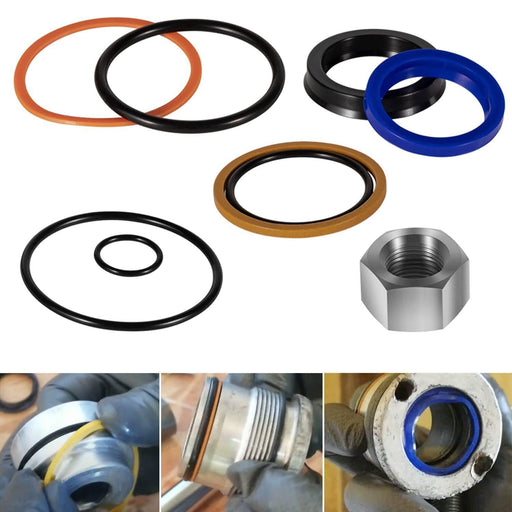 DURAFORCE 6803329 7137769 Hydraulic Lift Cylinder Seals Kit for Bobcat 444 543 520 720 974