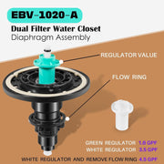 DURAFORCE For Sloan G2 Dual Filter Water Closet Electronic Diaphragm Assembly EBV-1020-A