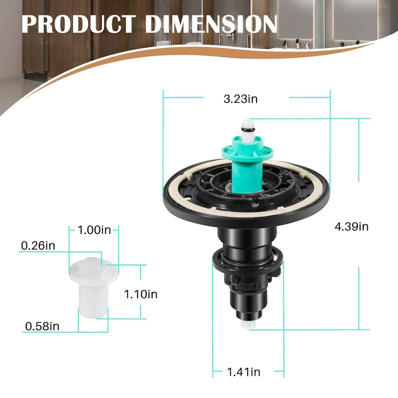 DURAFORCE For Sloan G2 Dual Filter Water Closet Electronic Diaphragm Assembly EBV-1020-A