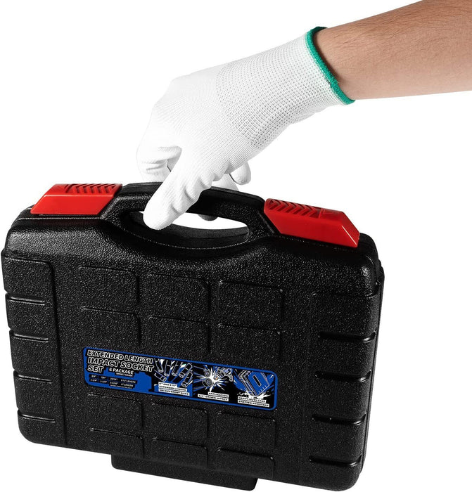 DURAFORCE 1/2" Drive Heavy Duty Extended Length Extra-Deep Length Impact Socket Set