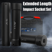 DURAFORCE 1/2" Drive Heavy Duty Extended Length Extra-Deep Length Impact Socket Set