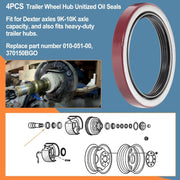 DURAFORCE 4x Oil Seal Replacement for Dexter 010-51-00 Grease 9K 10K GD Trailer Axle 10-51