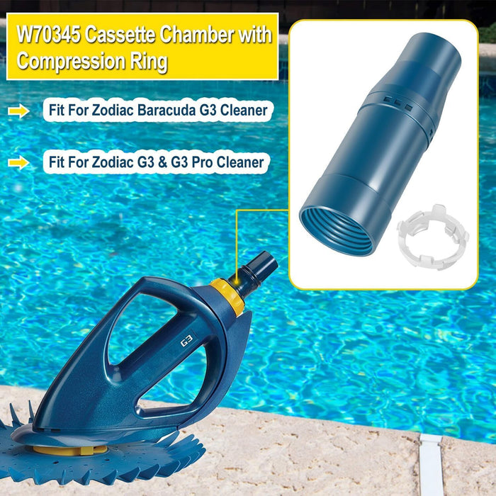 DURAFORCE For Zodiac W70345 Baracuda G3/G3 Pro Cassette Chamber Compression Ring Assembly