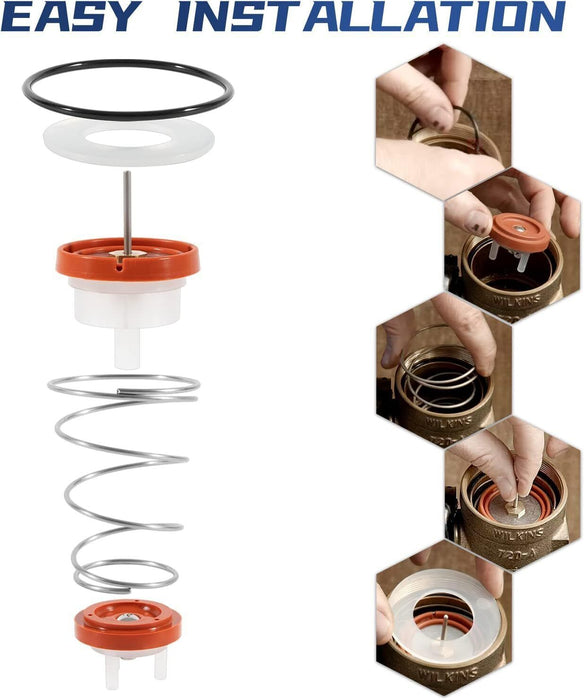 DURAFORCE 720A Pressure Vacuum Breaker Repair Kit For 1/2" 3/4" & 1" Backflow Preventer