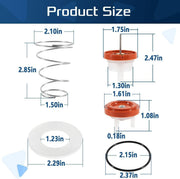 DURAFORCE 720A Pressure Vacuum Breaker Repair Kit For 1/2" 3/4" & 1" Backflow Preventer