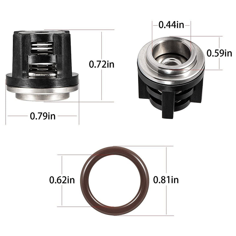DURAFORCE AR1828 Check Valve Kit & AR1857 Pressure Washer Packing Kit for Annovi Reverberi
