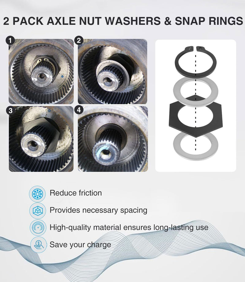 DURAFORCE Front Axle Shaft Seal &Bearing Kit For 1998-2004 Ford Excursion F250/350/450/550