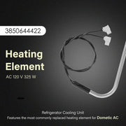 DURAFORCE for Dometic RM3652 RM2652 RM2852 RM28xx Refrigerator Heating Element 3850644422