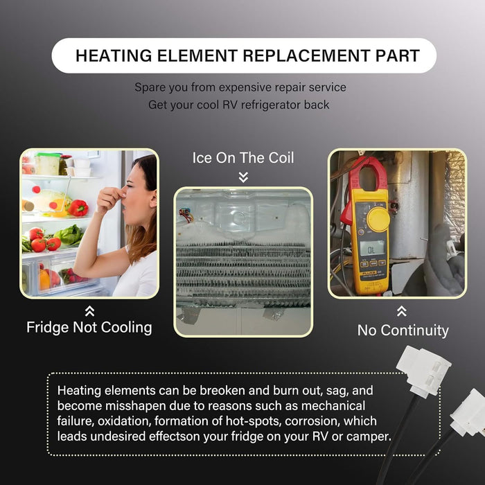 DURAFORCE for Dometic RM3652 RM2652 RM2852 RM28xx Refrigerator Heating Element 3850644422