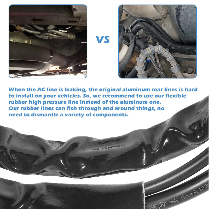 DURAFORCE C68100 Rear/Aux AC Lines for 2012-2019 Dodge Caravan & Chrysler Town and Country