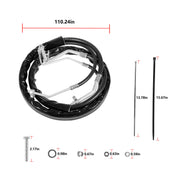 DURAFORCE C68100 Rear/Aux AC Lines for 2012-2019 Dodge Caravan & Chrysler Town and Country
