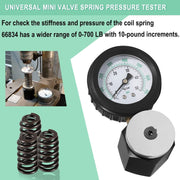 DURAFORCE 66834 Mini Valve Spring Pressure Tester Measurement Range 0-700 psi 0-50 kg-cm2