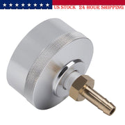 DURAFORCE Aluminum Extended Run Fuel Gas Cap w/ Brass Hose For Yamaha EF2000is EF1000is