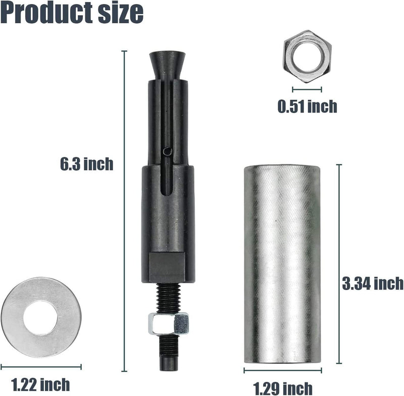DURAFORCE lb7 Injector Tube/Cup Installer/Remover Kit for GM 6.6L Duramax Diesel 2001-2021