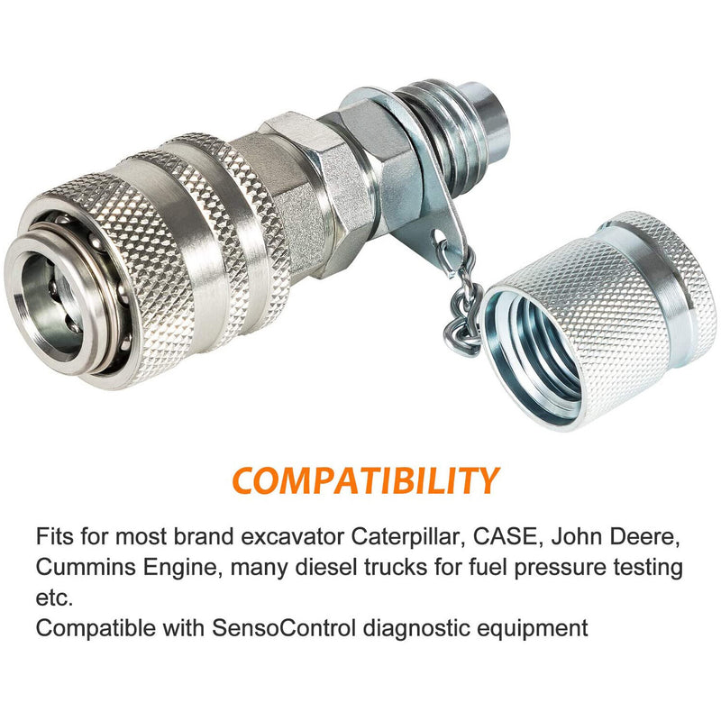 DURAFORCE Adap-CAT Hydraulic Pressure Test Coupling For PD Series Coupler,USA Most Brand