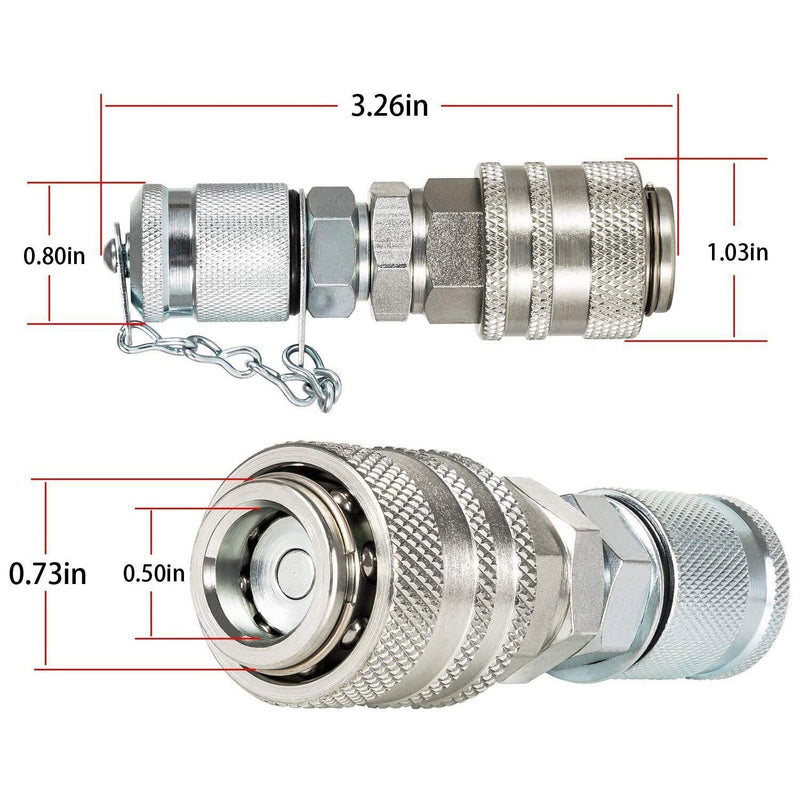 DURAFORCE Adap-CAT Hydraulic Pressure Test Coupling For PD Series Coupler,USA Most Brand