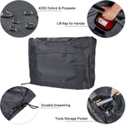DURAFORCE Waterproof Generator Cover w/ Storage Pocket for Honda Eu2000i Eu2200i Generator