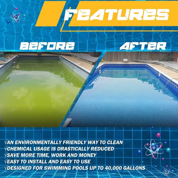 DURAFORCE 4CH4002-R Swimming Pool Ionizer Replacement Chamber for Power Ionizer System