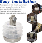 DURAFORCE Dometic SeaLand 385230980 Pump Bellows Kit S & J Series Vacuum & Discharge Pump