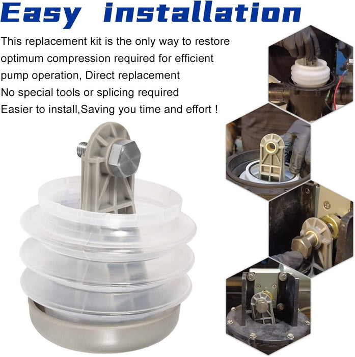 DURAFORCE Dometic SeaLand 385230980 Pump Bellows Kit S & J Series Vacuum & Discharge Pump