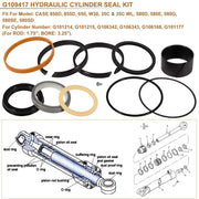DURAFORCE G109417 Hydraulic Cylinder Seal Kit for Case 35CWL 580D 580E 580G 580SD 580SE