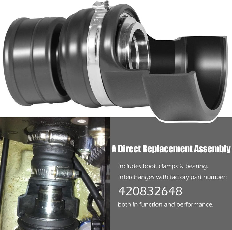 DURAFORCE For SeaDoo Drive Shaft Bellow Boot & Bearing Kit MOST 4-Tec RXP RXT 155 215 255