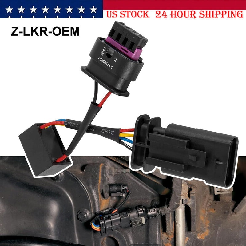 DURAFORCE Z-LKR-OEM Locker Sensor Bypass Harness for Jeep Wrangler JL/JLU Gladiator JT