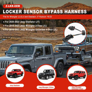 DURAFORCE Z-LKR-OEM Locker Sensor Bypass Harness for Jeep Wrangler JL/JLU Gladiator JT