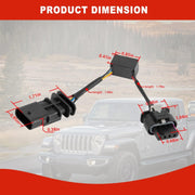 DURAFORCE Z-LKR-OEM Locker Sensor Bypass Harness for Jeep Wrangler JL/JLU Gladiator JT