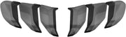 DURAFORCE ABS Car Tail Light Lamp Cover Guard Trim Frame Bezels for Ford Mustang 2018-2021