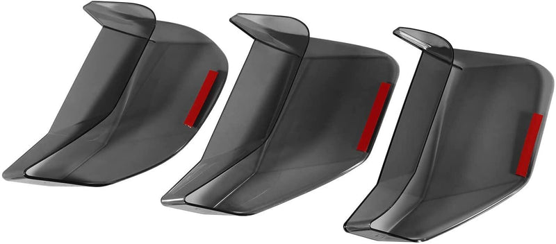 DURAFORCE ABS Car Tail Light Lamp Cover Guard Trim Frame Bezels for Ford Mustang 2018-2021