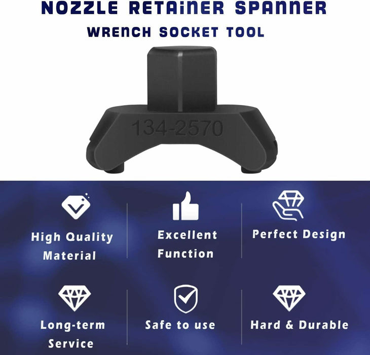 DURAFORCE 134-2570 Caterpillar Cat 3406 Fuel Injection Nozzle Retainer Spanner Wrench Tool