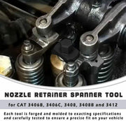 DURAFORCE 134-2570 Caterpillar Cat 3406 Fuel Injection Nozzle Retainer Spanner Wrench Tool