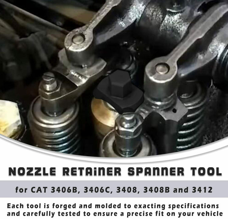 DURAFORCE 134-2570 Caterpillar Cat 3406 Fuel Injection Nozzle Retainer Spanner Wrench Tool