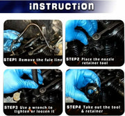 DURAFORCE 134-2570 Caterpillar Cat 3406 Fuel Injection Nozzle Retainer Spanner Wrench Tool