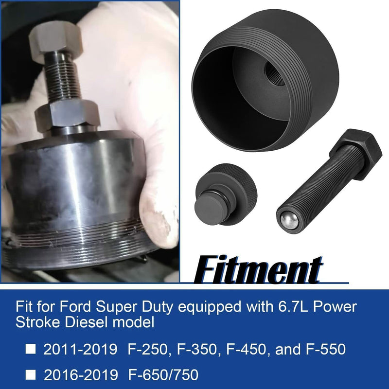DURAFORCE 303-1510 6.7L Powerstroke Front Crankshaft Seal Remover for Ford Alt ST-152