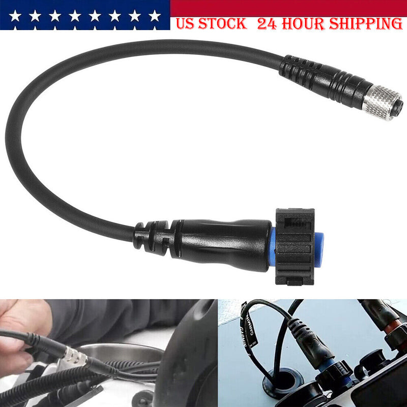 DURAFORCE for Minn Kota MKR-US2-14 Garmin 8 Pin Adapter Cable 1852074 Sonar 2 Adapter Plug
