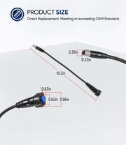 DURAFORCE for Minn Kota MKR-US2-14 Garmin 8 Pin Adapter Cable 1852074 Sonar 2 Adapter Plug