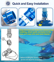 DURAFORCE Blue R0526900 Quick Connector for Zodiac Baracuda MX6 MX8 T5 Duo Suction Cleaner