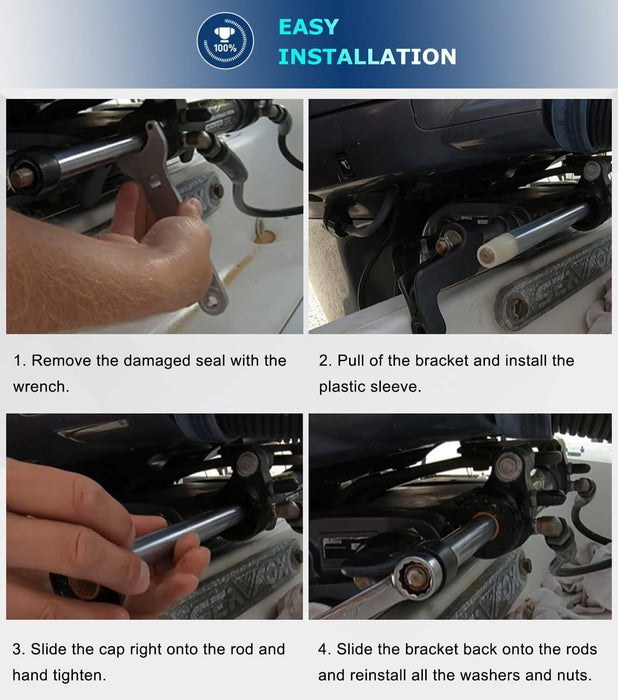 DURAFORCE Front Mount Hydraulic Steering Cylinder Seal Kitfor SeaStar HC5345 HC5358 HC5340