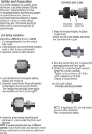 DURAFORCE 800-643 5/16'' Aluminum Line Splice Repair Kit Works for A/C, coolant Etc