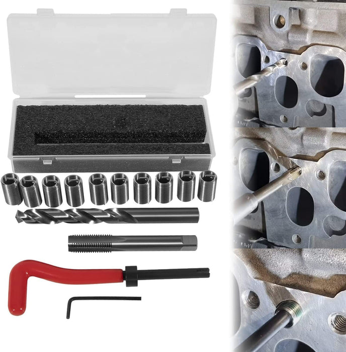 DURAFORCE 1420 Engine Cylinder Head Bolt Repair Tool Kit M11.5mm x 1.5 For Honda Toyota