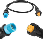 DURAFORCE For GARMIN 8-Pin Transducer to 12-Pin Sounder Adapter Cable w/ XID 010-12122-10