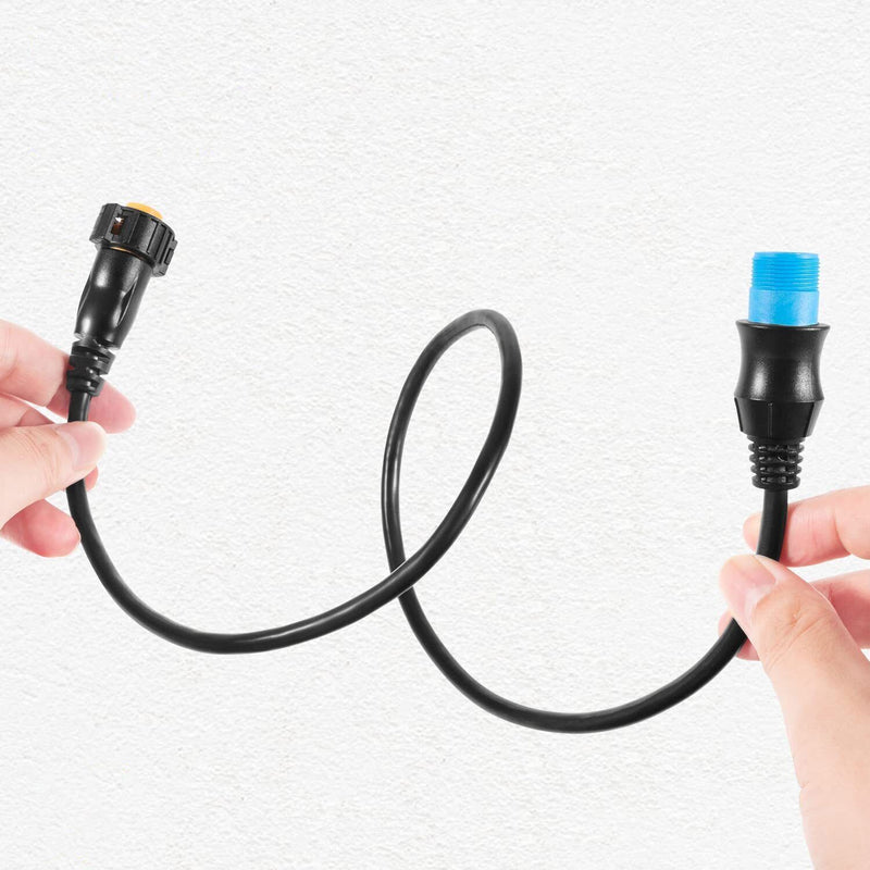 DURAFORCE For GARMIN 8-Pin Transducer to 12-Pin Sounder Adapter Cable w/ XID 010-12122-10